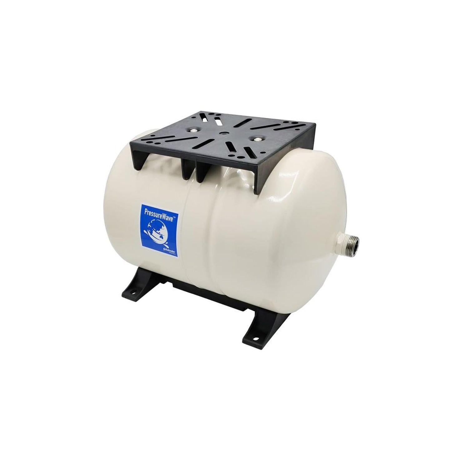 Losse druktank wit + bevestigingsplaat