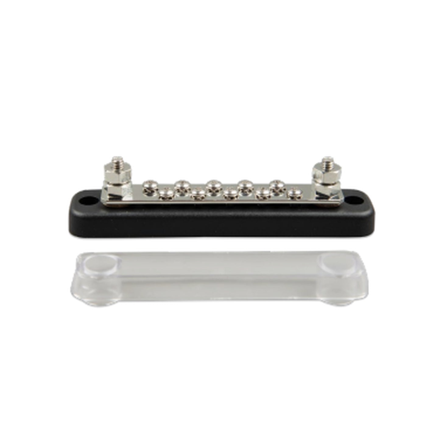 Busbar 150A 2P with 10 screws + cover