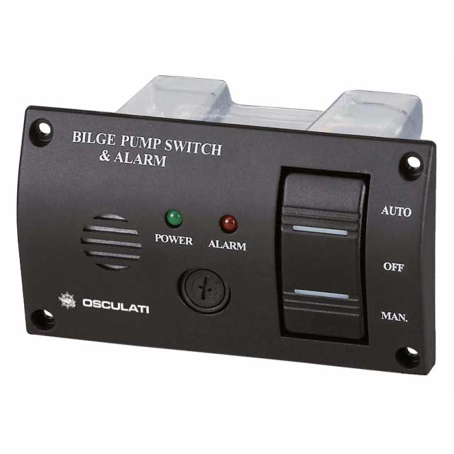 Bilgepaneel met een akoestisch en een LED alarm