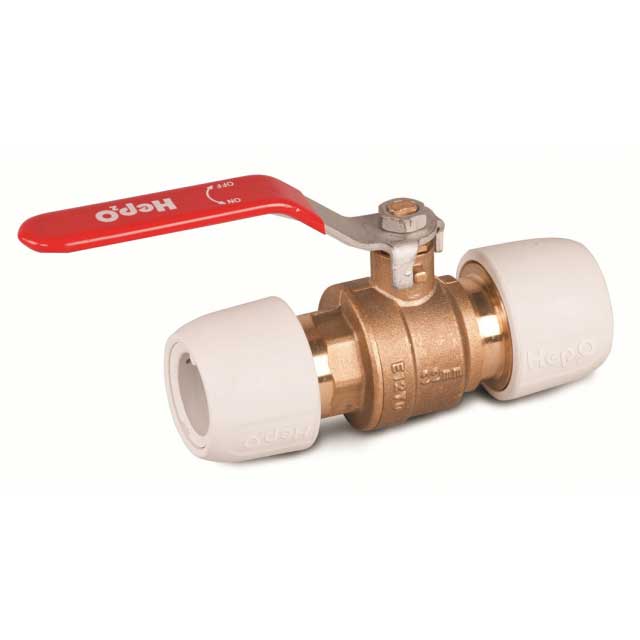 Messing kogelkraan warm/koud water