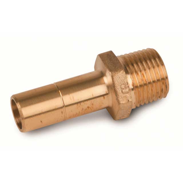 Messing aansluitstuk