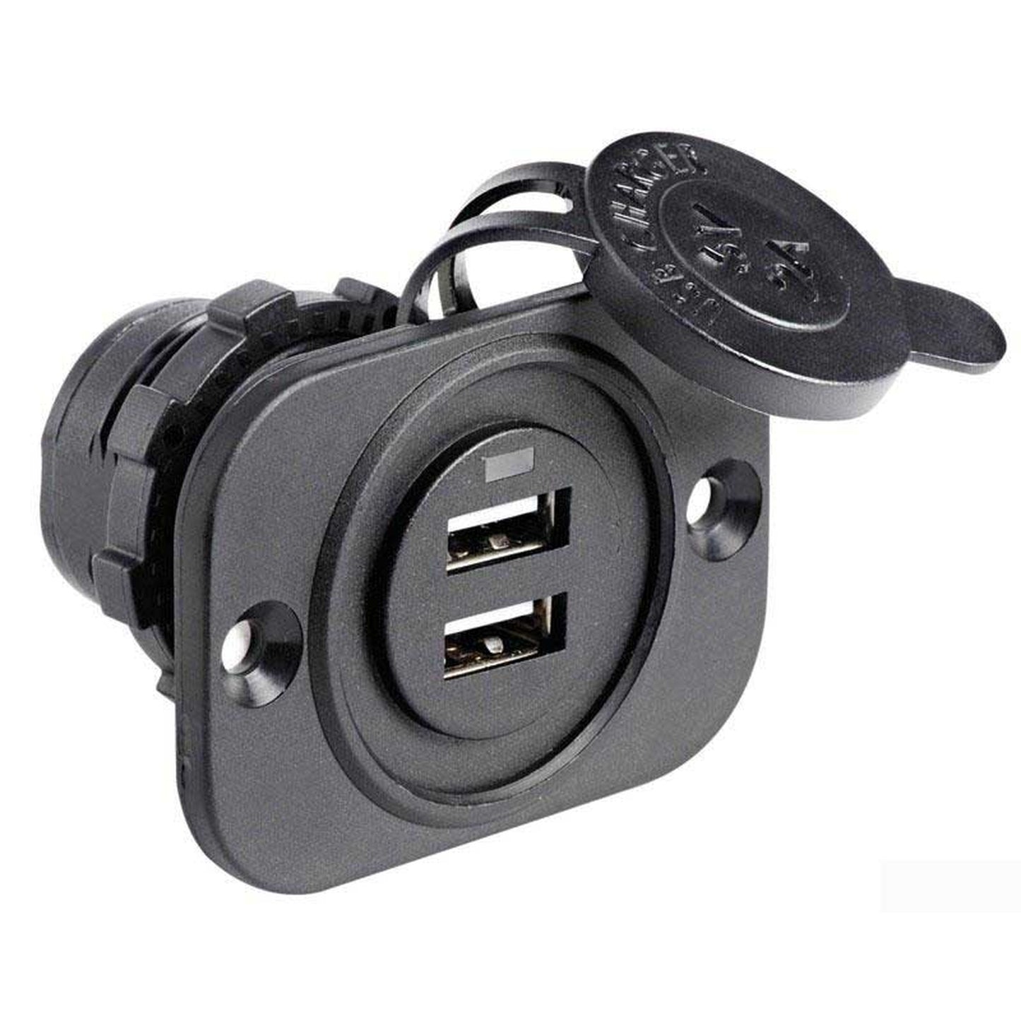 USB dual connector inbouw