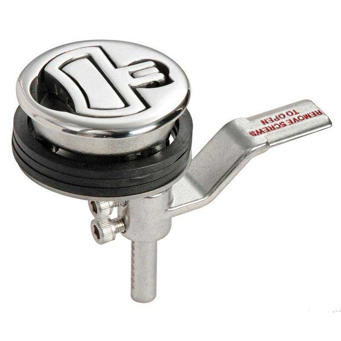 Vloerluik- en deursluiting met excentrisch nokkensysteem RVS zonder slot Ø60