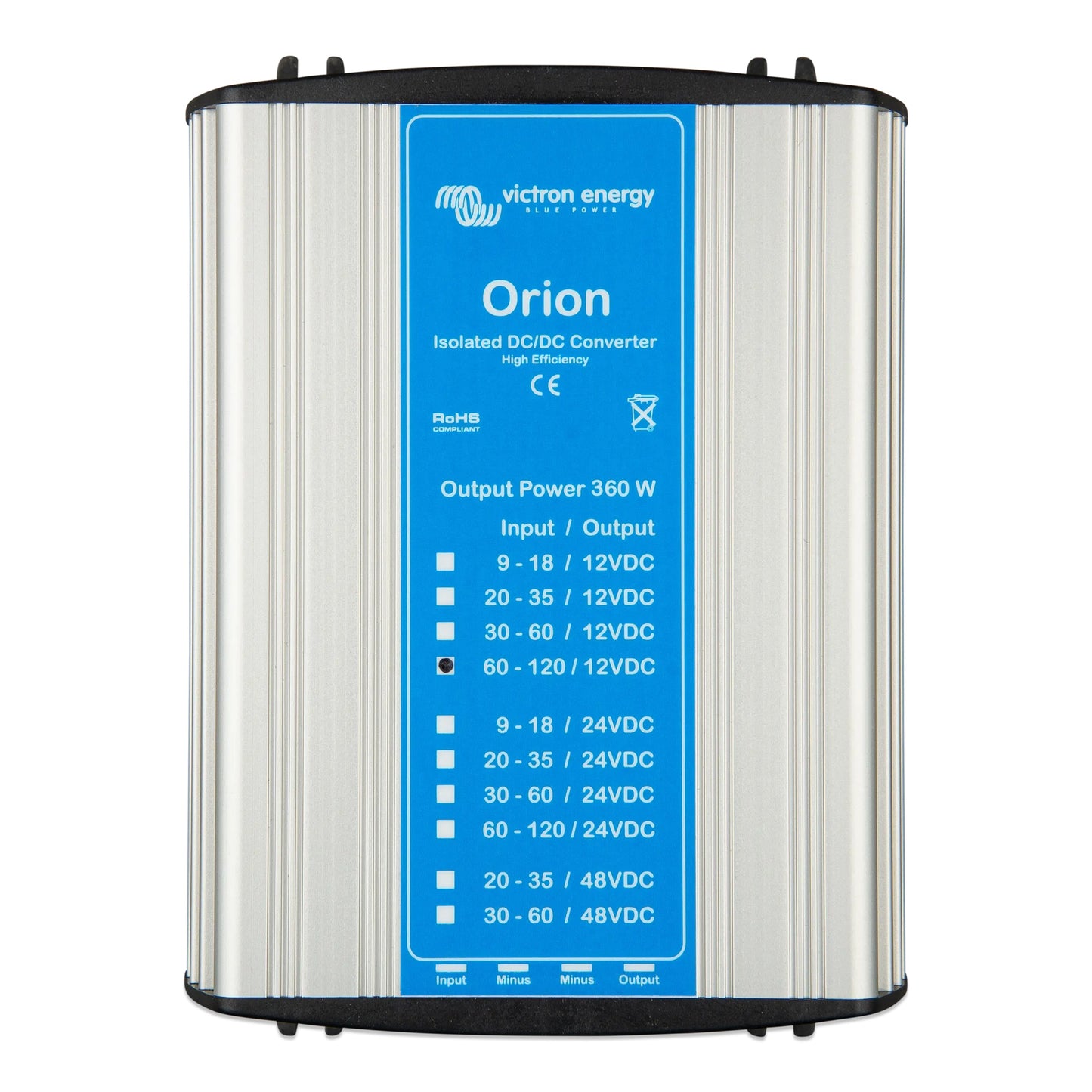 Orion 110/24-360W galvanisch geïsoleerd DC-DC converter