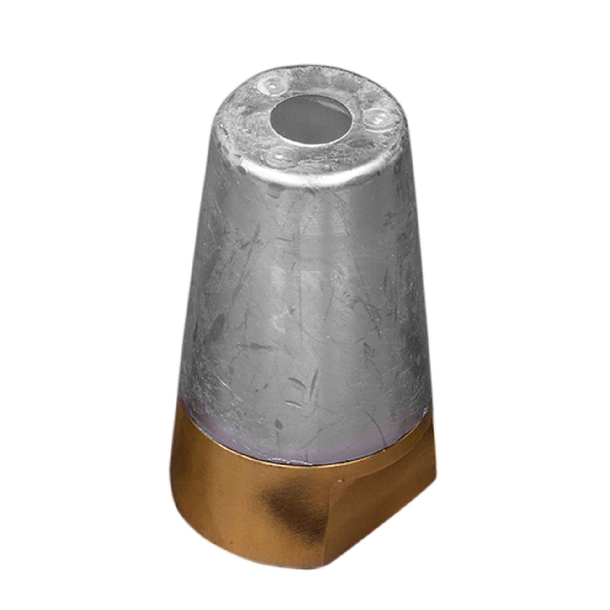 Radice propellermoer met conische aluminium anode