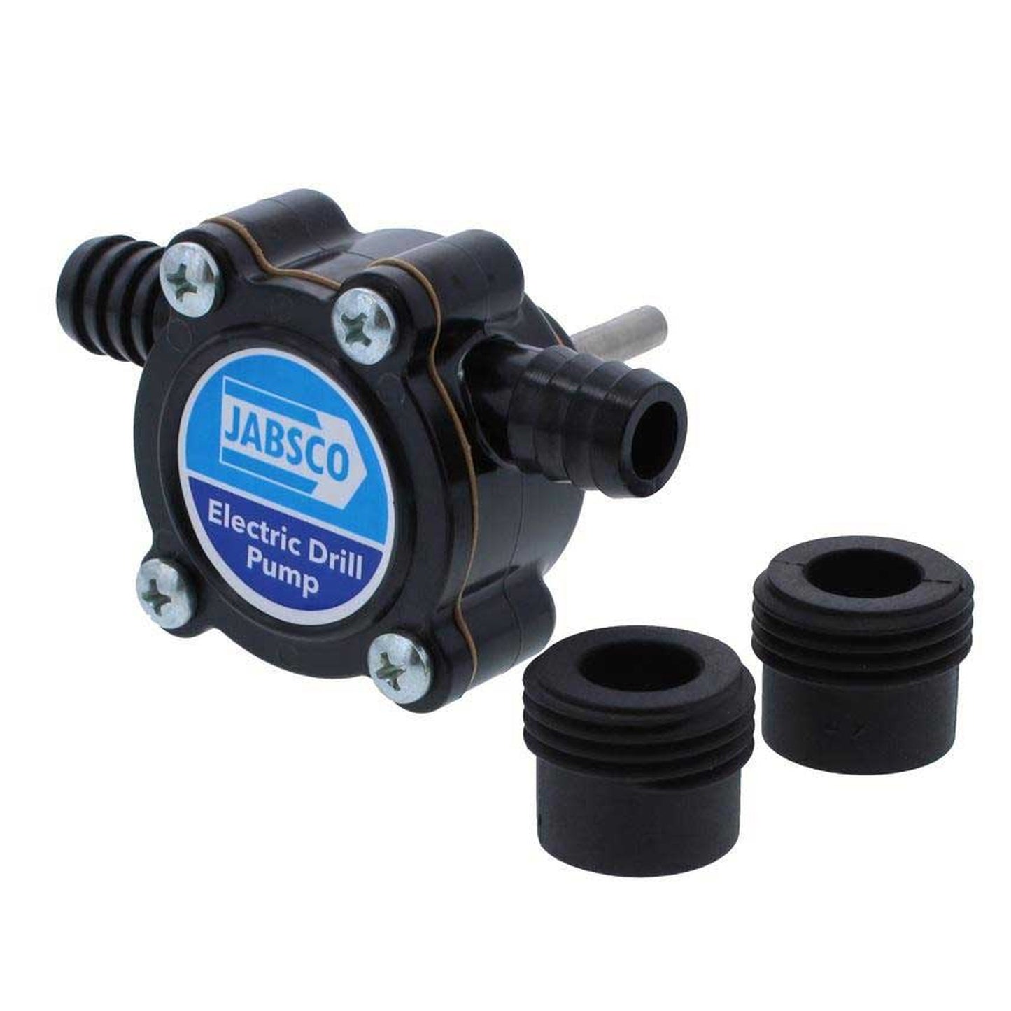 Jabsco drill pomp met aansluitingen
