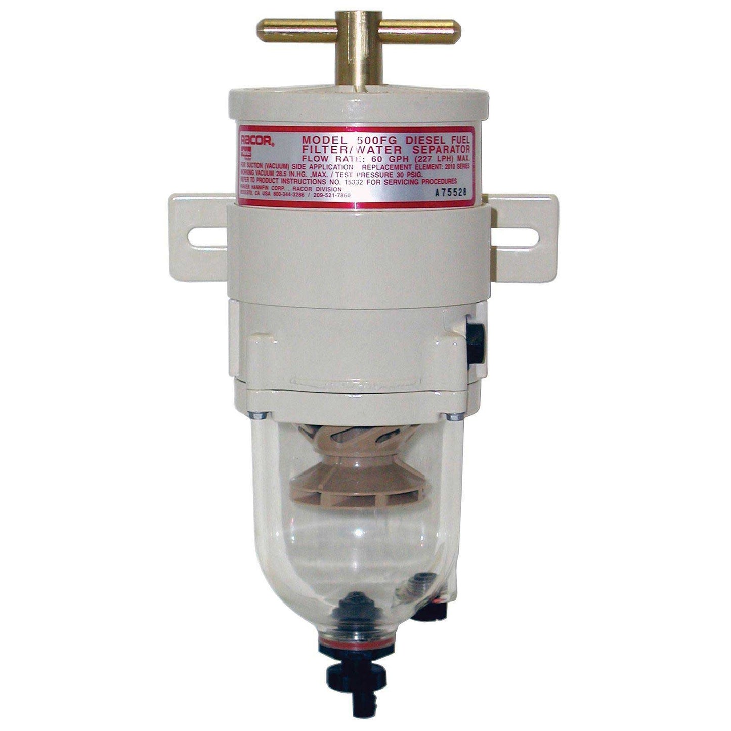 Racor turbinefilter 500FG kunststof kom - 500FG30