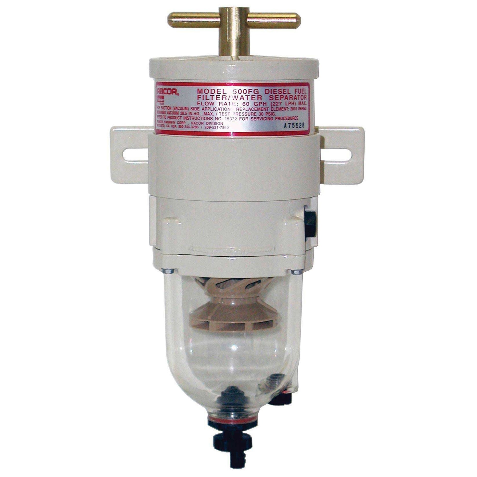 Racor turbinefilter 500FG kunststof kom - 500FG30