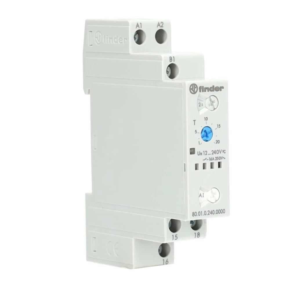 Finder tijdrelais 16A (80.01.0.240.0000)