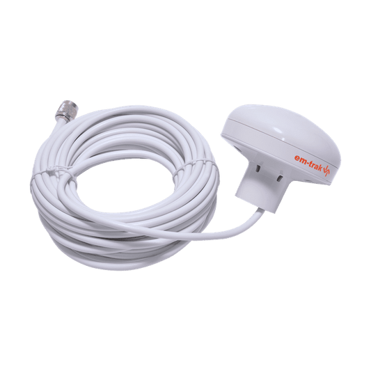 GPS Antenne EM-TRAK (incl. 10m kabel met 1''-14NF aansluiting)