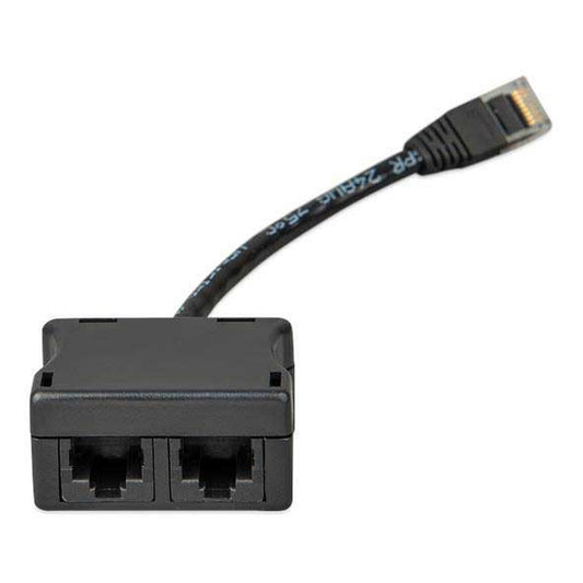 RJ45-splitter 1x RJ45 mannelijk - 2x RJ45 vrouwelijk (15 cm)