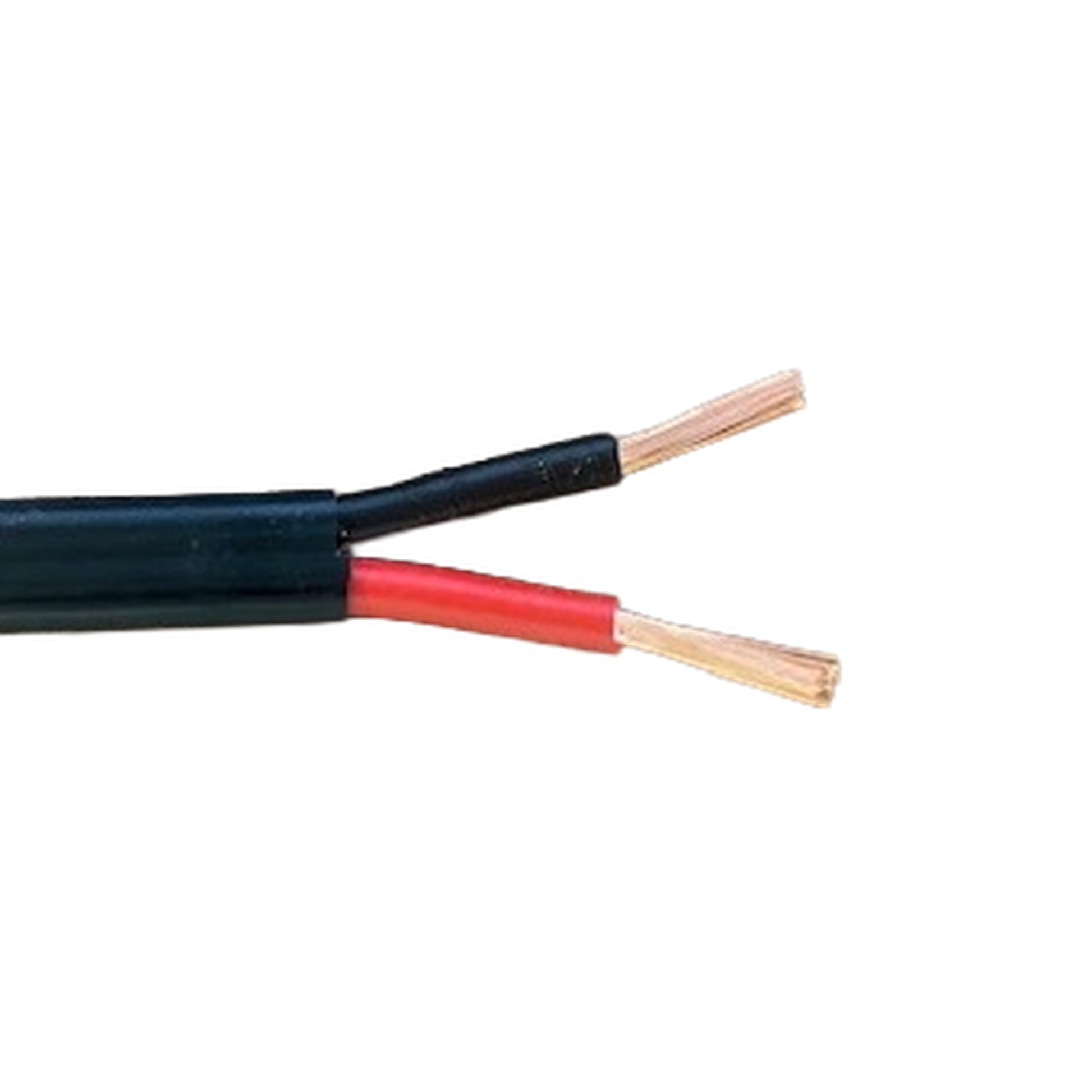 Autokabel plat (rood/zwart)