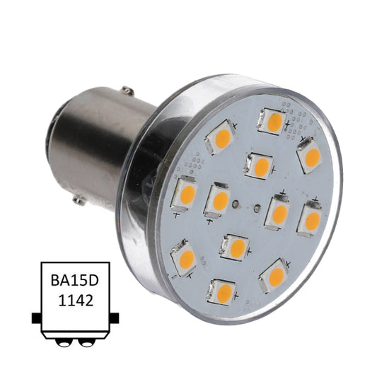 NauticLed Ba15D-R12-WW