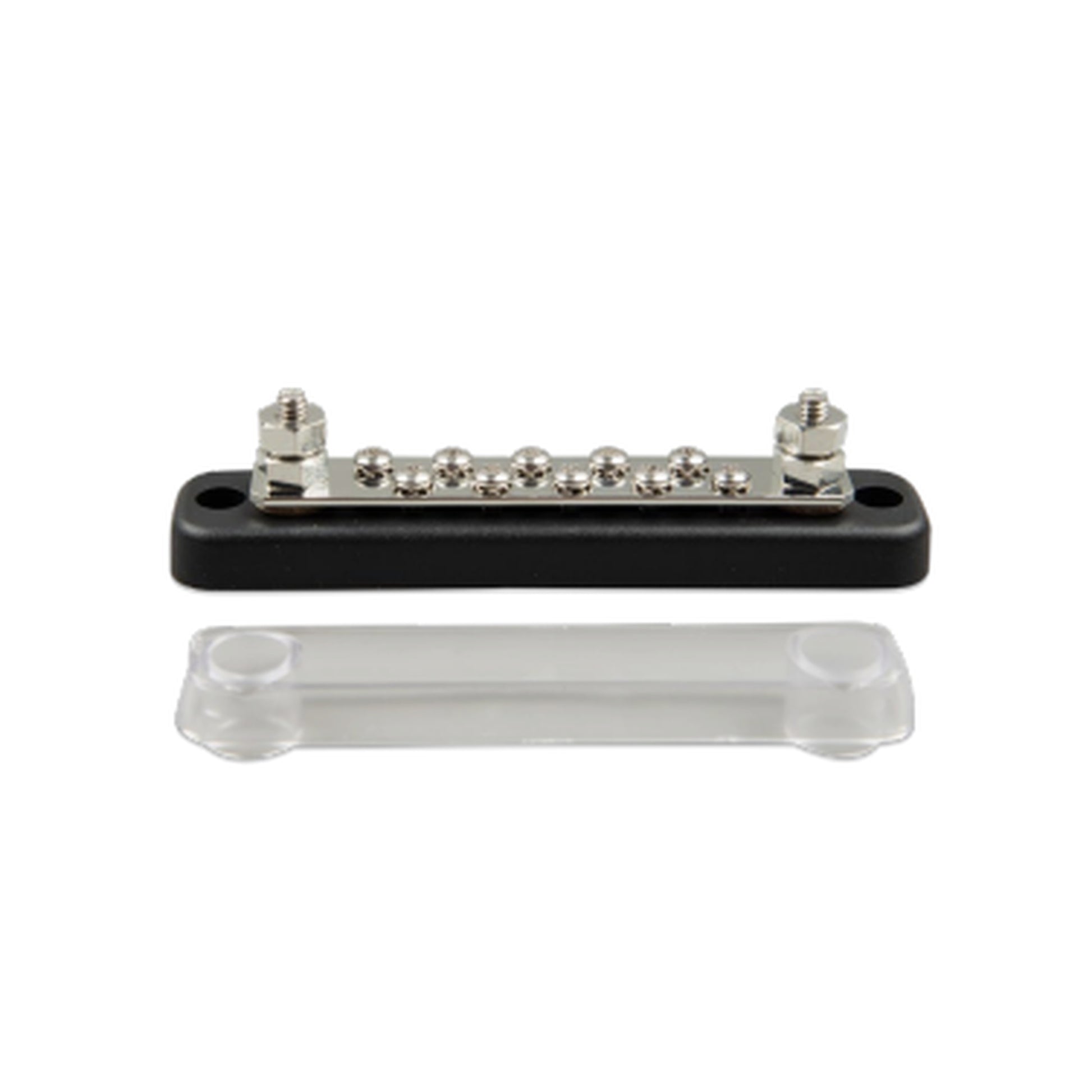 Busbar 150A 2P with 10 screws + cover