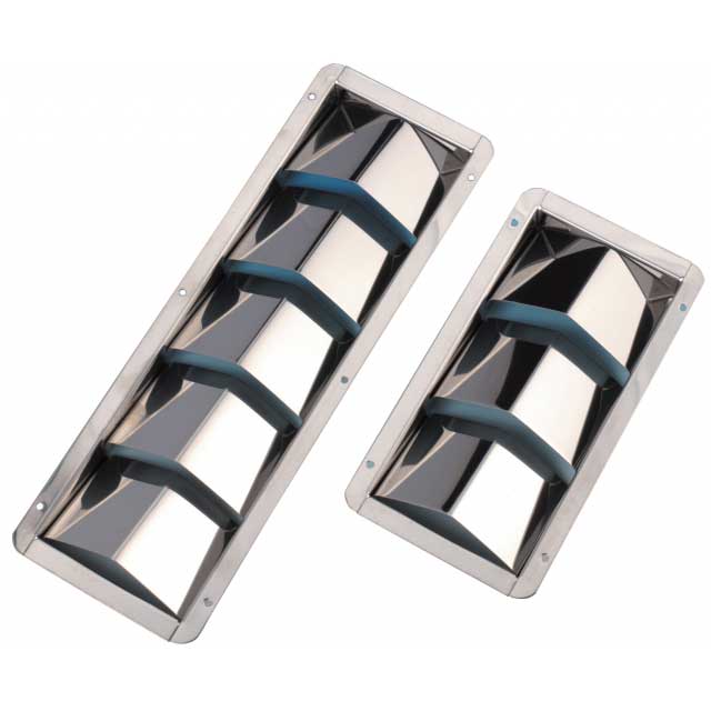 Ventilatierooster 5-weg RVS