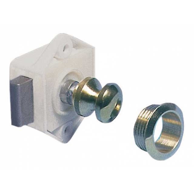 Drukknopsluiting verchroomd messing inclusief drukknop