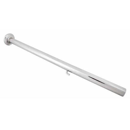 Vlaggenstok RVS316 recht