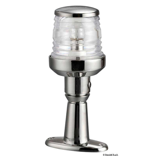 Ankerlicht RVS klein op voet (BA15D)