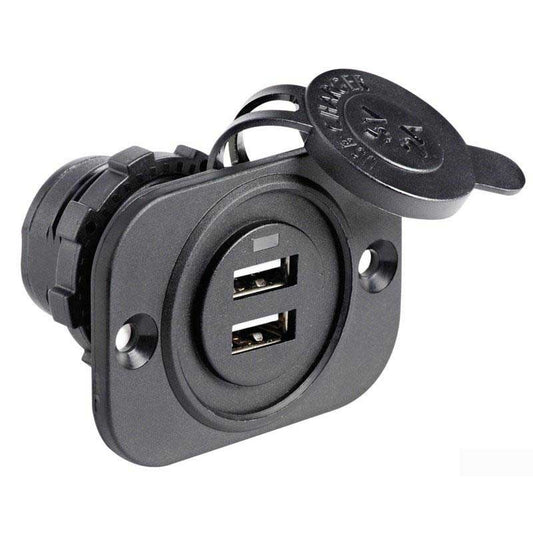 USB dual connector inbouw