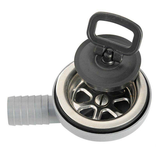 Afvoer wasbak haaks met plug