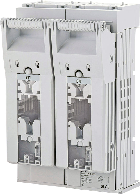 Meszekeringhouder KVL-3 2P M10-M10 - NH2 & NH3