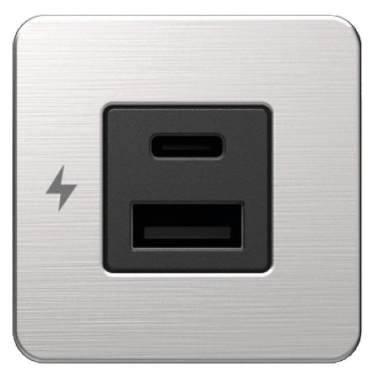 SCANSTRUT Double USB-A + USB-C Tile