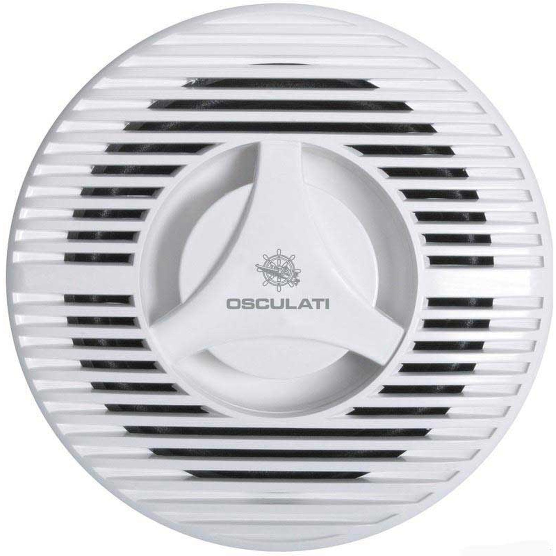 Twin white speakers