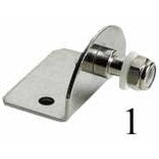 Bevestigingsplaat RVS 90º uitwendig