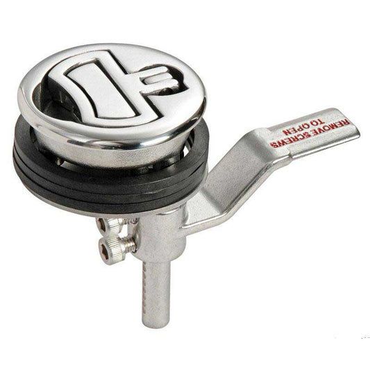 Vloerluik- en deursluiting met excentrisch nokkensysteem RVS zonder slot Ø60