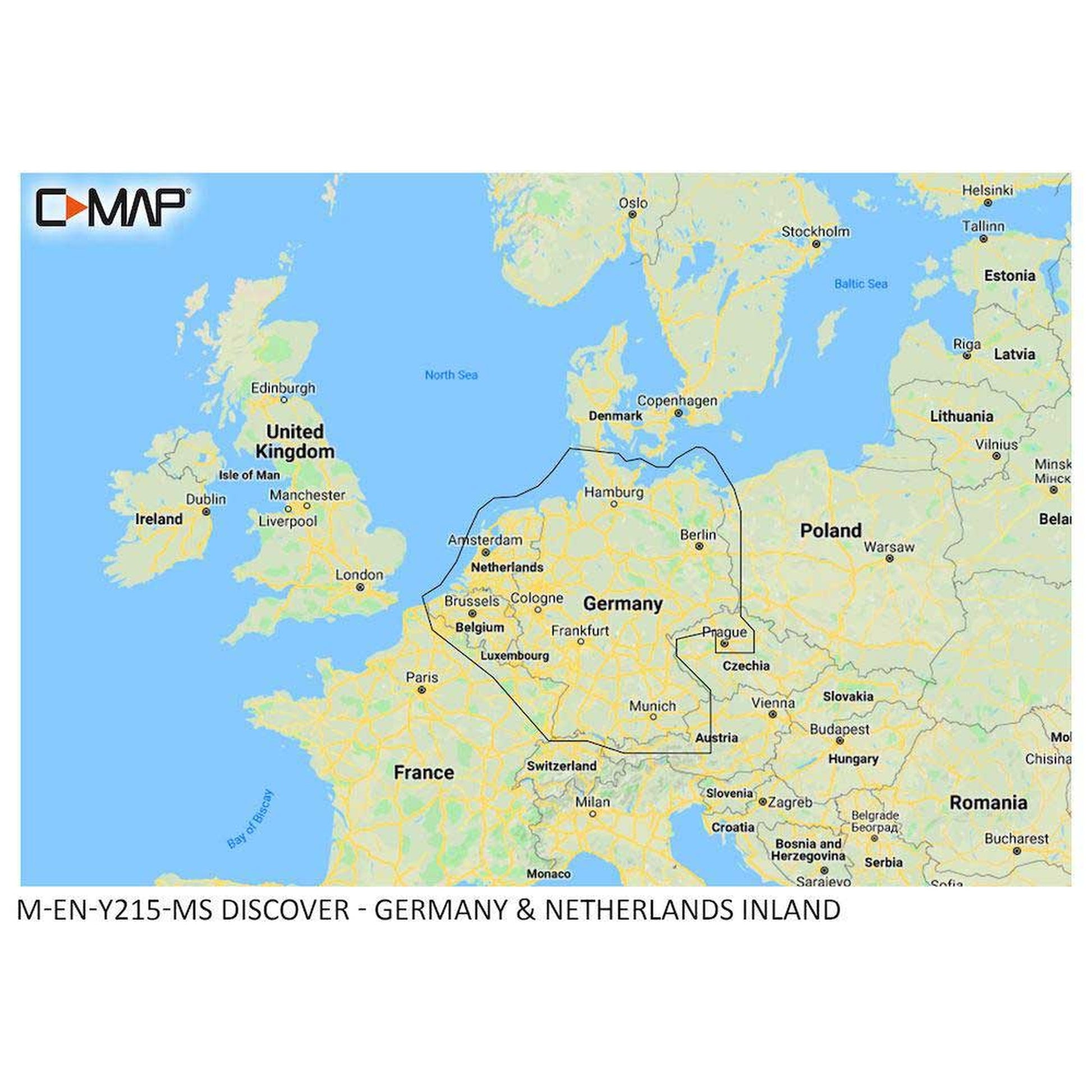 C-MAP DISCOVER - Germany & Netherland Inland
