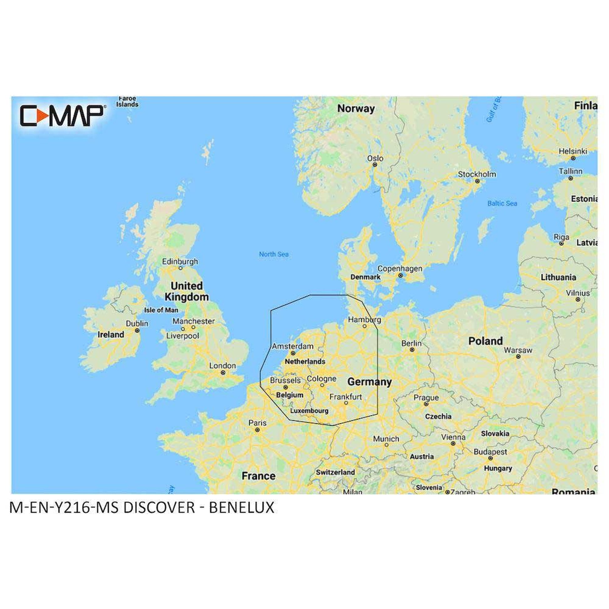 C-MAP DISCOVER - Benelux Inland & Coastal