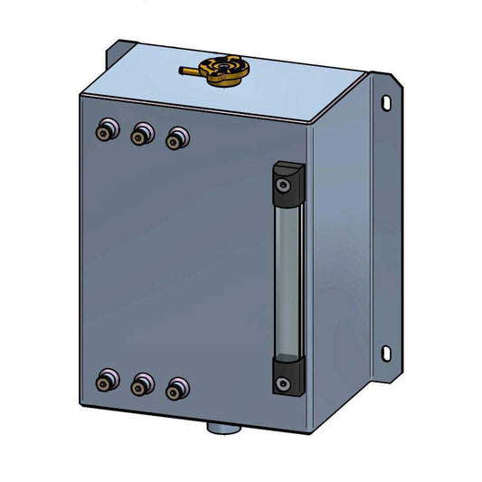 Expansietank + niveaumeter
