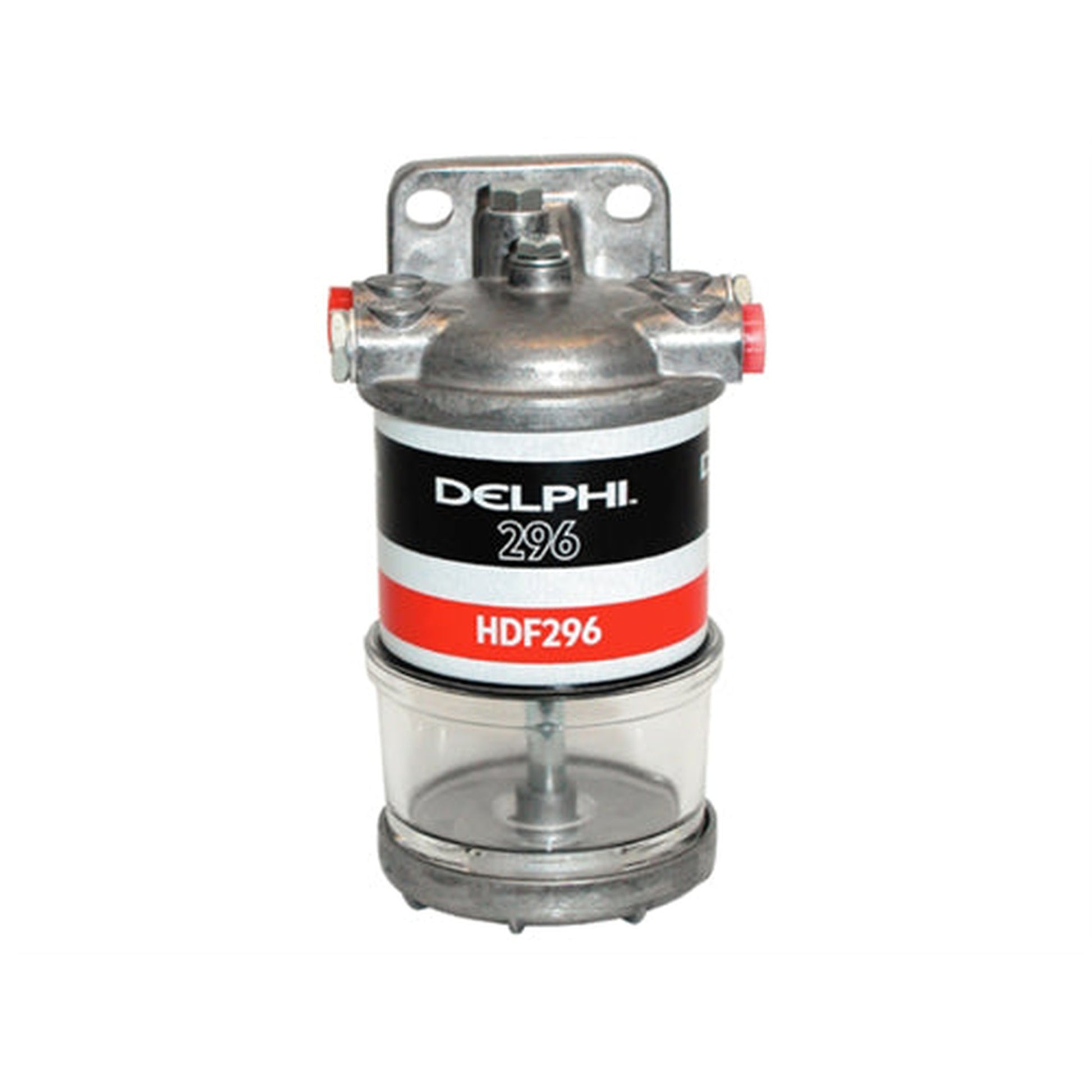 Delphi HDF296 brandstoffilter met glazen kom