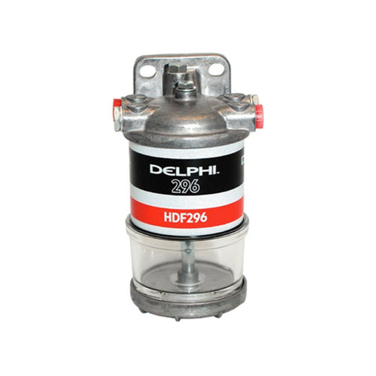 Delphi HDF296 brandstoffilter met glazen kom